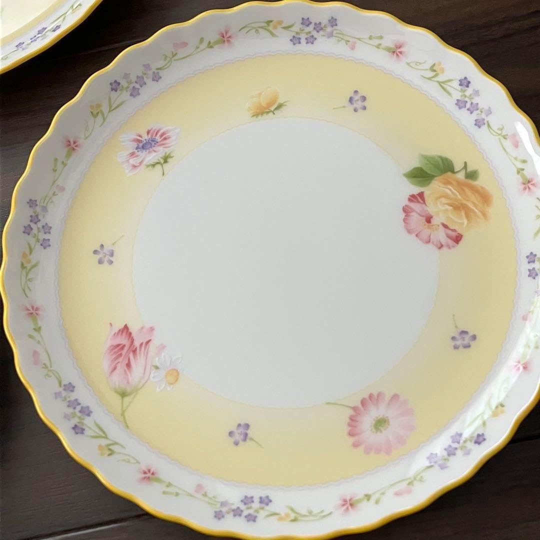 ノリタケ　ジュヌフレール　２４㎝　プレート　５枚 Noritake 食器・グラス・カトラリー Noritake ノリタケ ジュヌフレール